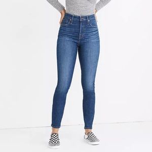Madewell curvy high rise skinny jean